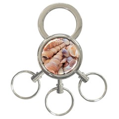 Sea Shells 3-ring Key Chain