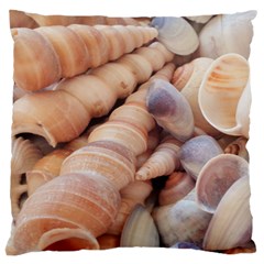 Sea Shells Large Cushion Case (two Sided)  by yoursparklingshop