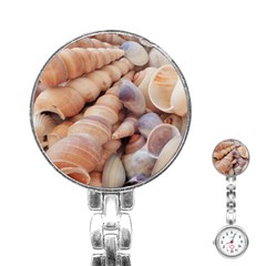 Sea Shells Stainless Steel Nurses Watch by yoursparklingshop