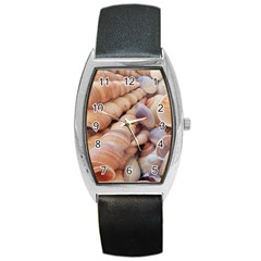 Sea Shells Tonneau Leather Watch