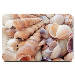 Sea Shells Large Door Mat by yoursparklingshop