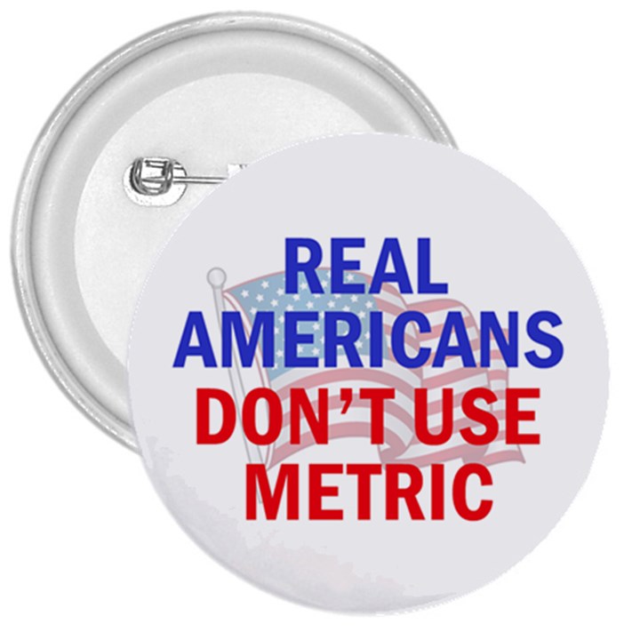 Don t use metric 3  button