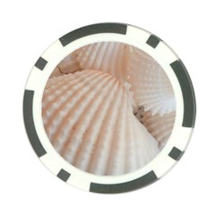 Sunny White Seashells Poker Chip (10 Pack) by yoursparklingshop