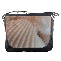 Sunny White Seashells Messenger Bag by yoursparklingshop