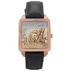 Lol Rose Gold Leather Watch  by yoursparklingshop