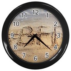 #bff Wall Clock (black) by yoursparklingshop