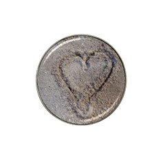 Heart In The Sand Golf Ball Marker (for Hat Clip)