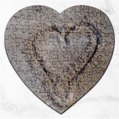 Heart In The Sand Jigsaw Puzzle (heart) by yoursparklingshop