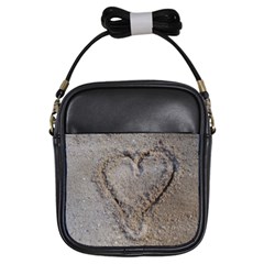 Heart In The Sand Girl s Sling Bag by yoursparklingshop