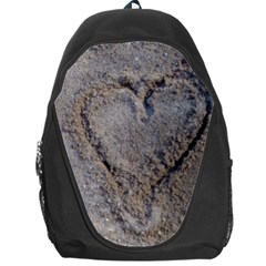 Heart In The Sand Backpack Bag