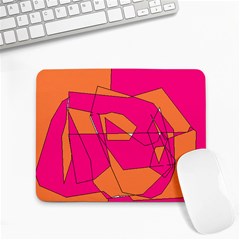 Red Orange 5000 Small Mouse Pad (rectangle)