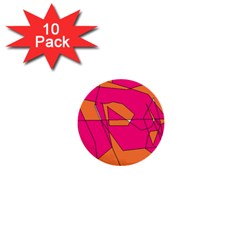 Red Orange 5000 1  Mini Button (10 Pack)