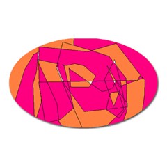 Red Orange 5000 Magnet (oval)