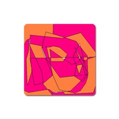 Red Orange 5000 Magnet (square)