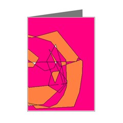 Red Orange 5000 Mini Greeting Card