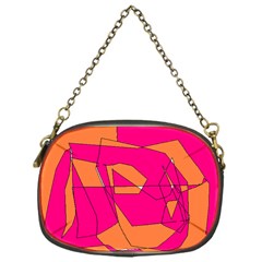 Red Orange 5000 Chain Purse (one Side)