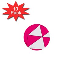 Pink White Art Kids 7000 1  Mini Button (10 Pack)