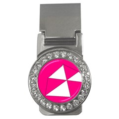 Pink White Art Kids 7000 Money Clip (cz)