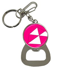 Pink White Art Kids 7000 Bottle Opener Key Chain