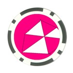 Pink White Art Kids 7000 Poker Chip (10 Pack) Front