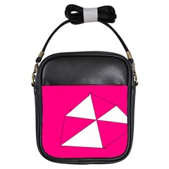 Pink White Art Kids 7000 Girl s Sling Bag