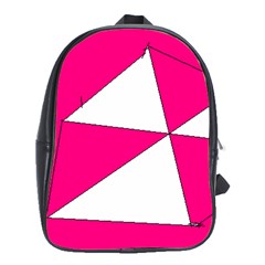 Pink White Art Kids 7000 School Bag (xl)