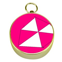 Pink White Art Kids 7000 Gold Compass