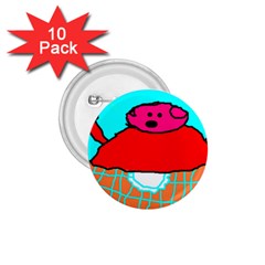 Sweet Pig Knoremans, Art By Kids 1 75  Button (10 Pack)