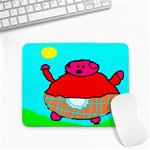 Sweet Pig Knoremans, Art by Kids Small Mouse Pad (Rectangle) Front