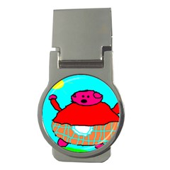 Sweet Pig Knoremans, Art By Kids Money Clip (round)