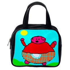 Sweet Pig Knoremans, Art By Kids Classic Handbag (one Side) by yoursparklingshop