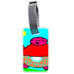 Sweet Pig Knoremans, Art By Kids Luggage Tag (one Side)