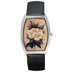 Yellow Rose Tonneau Leather Watch