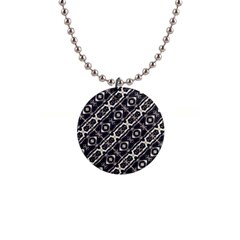 Retro Decorative Pattern Button Necklace