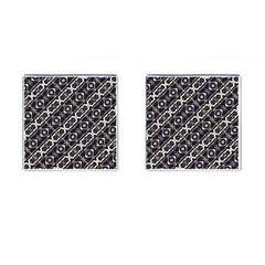 Retro Decorative Pattern Cufflinks (square) by dflcprintsclothing