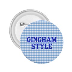 Gingham Style Button