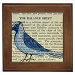 Bird Framed Ceramic Tile Front