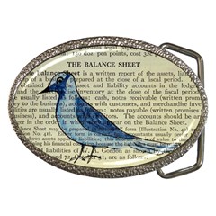 Bird Belt Buckle (oval)