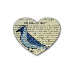 Bird Drink Coasters 4 Pack (heart) 