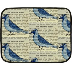 Bird Mini Fleece Blanket (two Sided)