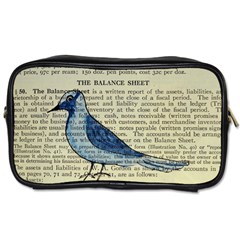 Bird Travel Toiletry Bag (two Sides) by boho