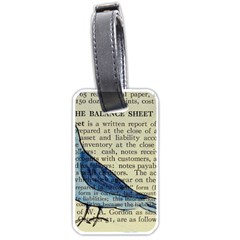 Bird Luggage Tag (one Side)