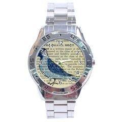 Bird Stainless Steel Watch