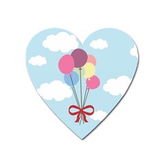 Balloons Magnet (heart)