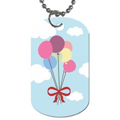 Balloons Dog Tag (two-sided)  by Kathrinlegg