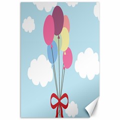 Balloons Canvas 12  X 18  (unframed) by Kathrinlegg