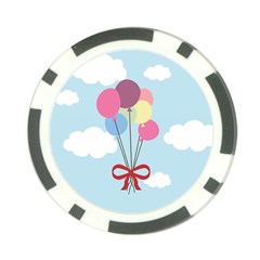 Balloons Poker Chip by Kathrinlegg