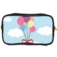 Balloons Travel Toiletry Bag (one Side) by Kathrinlegg