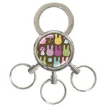 Bunny  3-Ring Key Chain Front