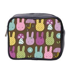 Bunny  Mini Travel Toiletry Bag (two Sides) by Kathrinlegg